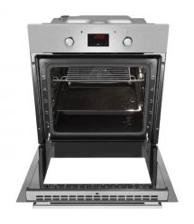 Hansa electric oven, 60sm, 62L, A, grill, easy cleaning enamel, displ, inox
