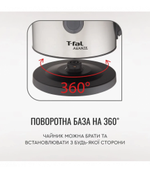 Tefal Электрочайник Tefal Express 2 1.7л, нержав. сталь, серый