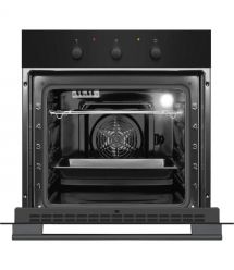 Hansa electric oven, 60sm, 62L, A, grill, easy cleaning enamel, black