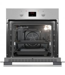 Hansa electric oven, 60sm, 65L, A, grill, easy cleaning enamel, displ, inox
