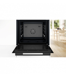 Bosch Духовой шкаф Bosch электрический, 76л, A, дисплей, конвекция, телескопические направляющие, темно-серый