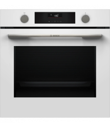 Bosch Духовой шкаф Bosch электрический, 76л, A, дисплей, конвекция, телескопические направляющие, білий