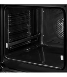 Hansa SET (oven electrical + glass hob gas), black