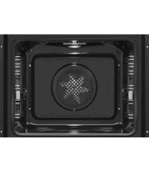 Hansa SET (oven electrical + glass hob gas), black