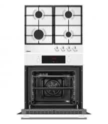 Hansa SET (oven electrical + hob gas), white