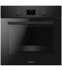 Hansa SET (oven electrical + hob gas), black