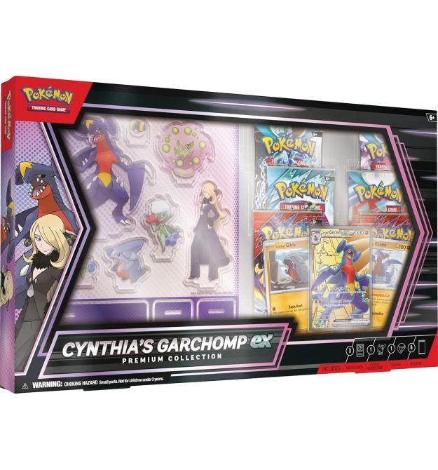 Pokemon TCG Коллекционная карточная игра Pokemon: Cynthia's Garchomp ex - Premiun Collection