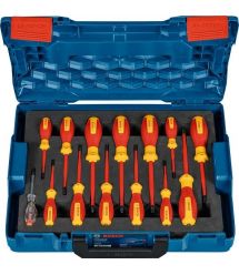 Bosch Screwdriver Professional, set of 14, mixed, VDE
