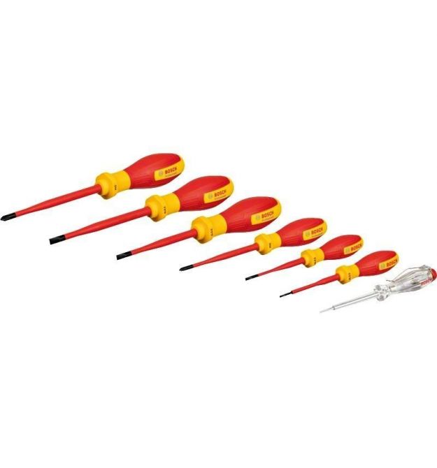 Bosch Screwdriver Professional, set of 7, SL/PH, VDE