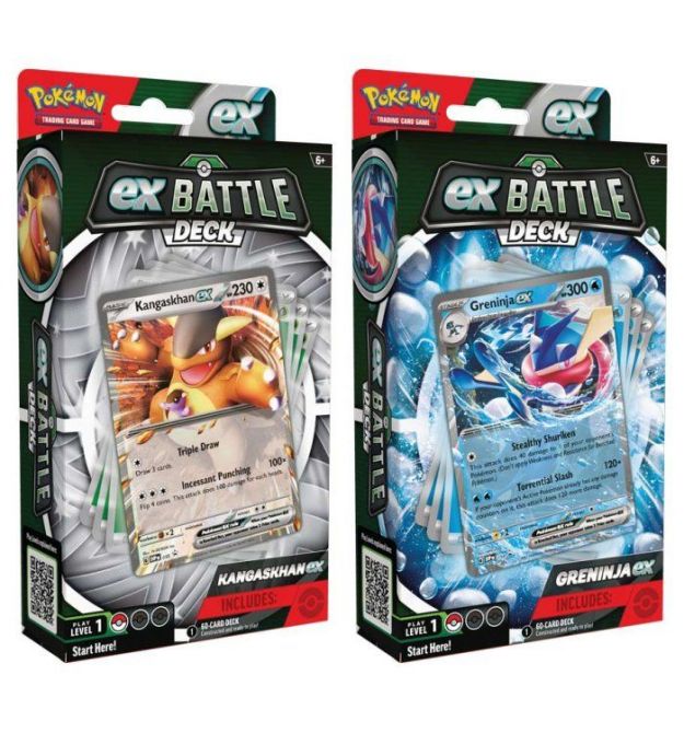 Pokemon TCG Коллекционная карточная игра Pokemon: Greninja ex/Kangaskhan ex - Battle Deck (1 случайно)