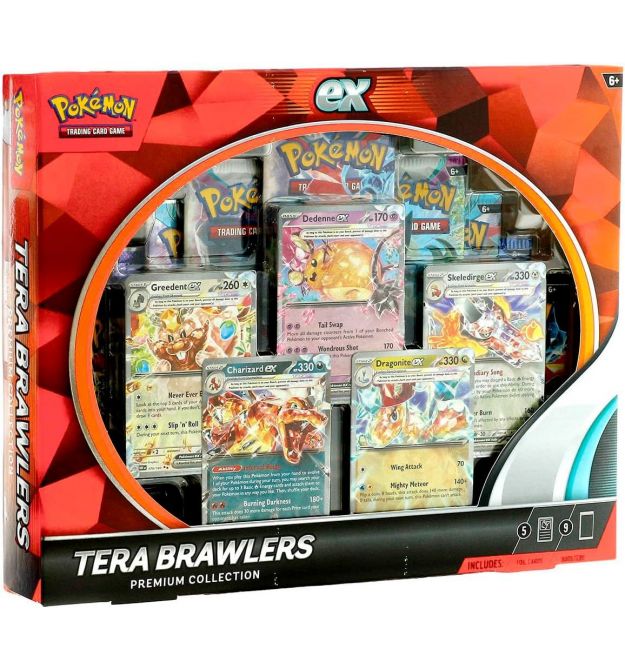 Pokemon TCG Коллекционная карточная игра Pokemon: Tera Brawlers - Premium Collection