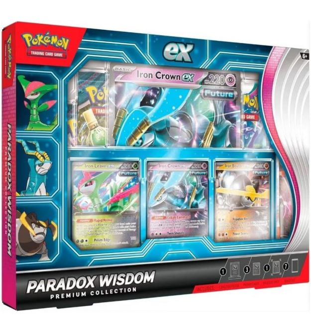Pokemon TCG Коллекционная карточная игра Pokemon: Paradox Wisdom - Premium Collection