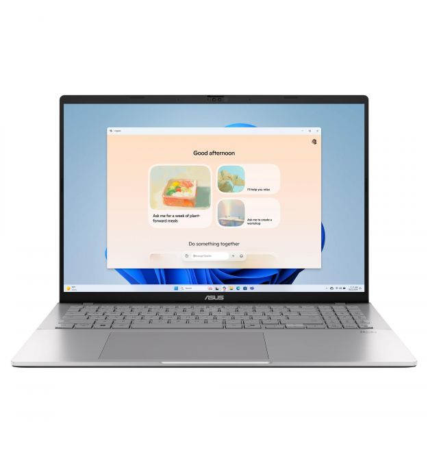 ASUS Ноутбук Vivobook S16 S3607CA-RP008 16" WUXGA IPS, Intel Ultra 7 255H, 16GB, F1TB, UMA, NoOS, Серебристый