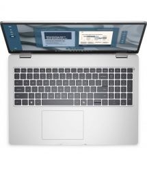 Dell Ноутбук Dell Pro 16 16" FHD+ AG, Intel U7-255U, 32GB, F1TB, UMA, Win11P, сріблястий