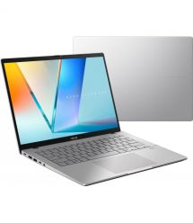 ASUS Ноутбук ASUS Vivobook S 14 S3407VA-LY015 14" WUXGA IPS, Intel i5-13420H, 16GB, F1TB, UMA, NoOS, Сріблястий