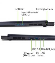 Acer Ноутбук Acer Predator Helios Neo 18 PHN18-72 18" WQXGA IPS, Intel U9-275HX, 64GB, F2TB, NVD5070-8, Lin, чорний