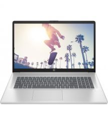 HP Ноутбук HP 17-cn3038ua 17.3" FHD IPS AG, Intel i5-1334U, 16GB, F512GB, UMA, DOS, серебристый