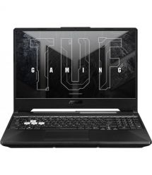 ASUS Ноутбук TUF Gaming A15 FA506NC-HN170 15.6" FHD IPS, AMD R5-7535HS, 16GB, F512GB, NVD3050-4, noOS, Черный