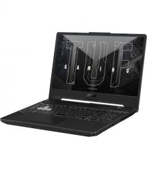 ASUS Ноутбук TUF Gaming A15 FA506NC-HN177 15.6" FHD IPS, AMD R5-7535HS, 16GB, F512GB, NVD3050-4, noOS, Черный