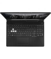 ASUS Ноутбук TUF Gaming A15 FA506NC-HN177 15.6" FHD IPS, AMD R5-7535HS, 16GB, F512GB, NVD3050-4, noOS, Черный