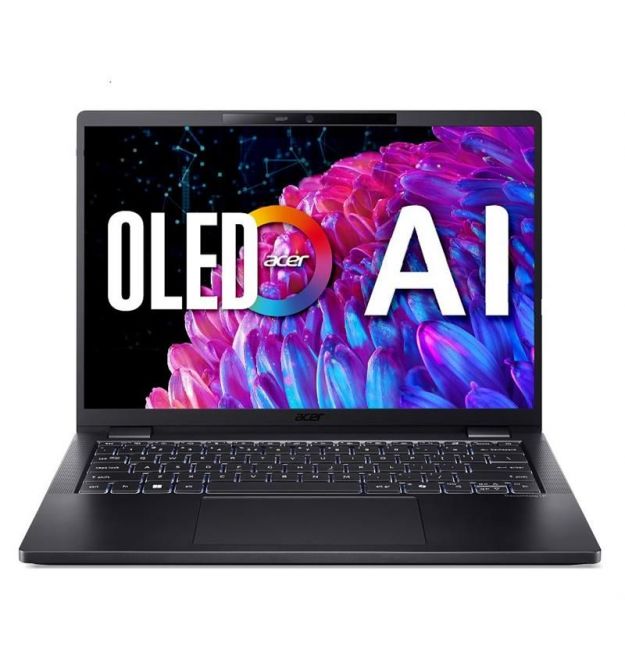 Acer Ноутбук TravelMate TMP614-73 14" 2.8K OLED, Intel U7-155H, 32GB, F1TB, UMA, Win11P, черный