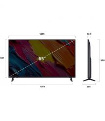 LG TV Set 65" QNED 4K 60Hz Smart WebOS Black