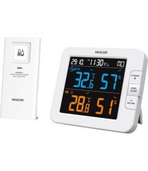 Sencor Multi-channel weather station, in/out measurement, temperature, humidity, time, days of the week, calendar, supported And