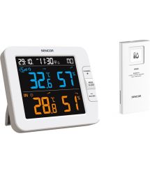 Sencor Multi-channel weather station, in/out measurement, temperature, humidity, time, days of the week, calendar, supported And