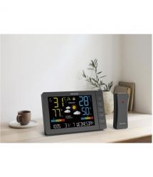 Sencor meteorological station, in/out measurement, AAx3+AAx2, temperature, humidity, time, weather forecast, atmospheric pressur