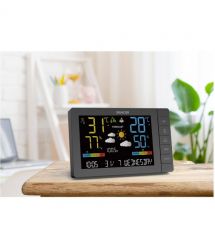 Sencor meteorological station, in/out measurement, AAx3+AAx2, temperature, humidity, time, weather forecast, atmospheric pressur