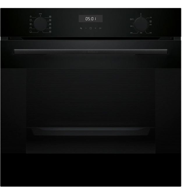 Bosch Духовой шкаф электрический, 76л, A, дисплей, конвекция, черный