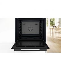 Bosch Духовой шкаф электрический, 76л, A, дисплей, конвекция, черный