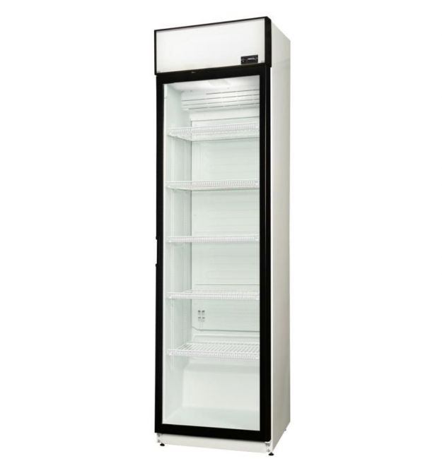 SNAIGE Display cooler, 202.5x60х60, 385L, shelves -5, 1 zone, bottles -224, 1door, ST, banner, white