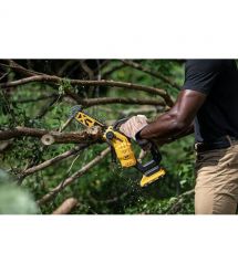 DeWALT cordless chain saw brushless 18V XR Li-lon 8.6m/s bar 20cm 2.1kg without battery and ZP