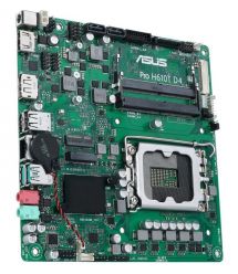 ASUS Материнcкая плата PRO H610T D4-CSM s1700 H610 2xDDR4 M.2 HDMI DP LVDS Thin mITX