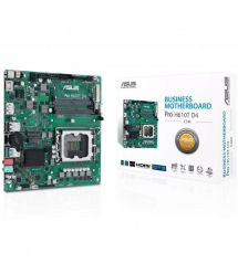 ASUS Материнcкая плата PRO H610T D4-CSM s1700 H610 2xDDR4 M.2 HDMI DP LVDS Thin mITX