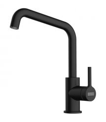 Franke Смеситель для кухни Franke Lina U, дл.излива - 211мм, поворотный, 1 рычаг, черный матовый