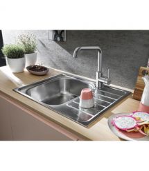 Franke Смеситель для кухни Franke Lina U, дл.излива - 211мм, поворотный, 1 рычаг, хром