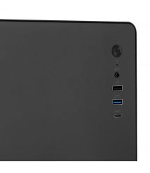 2E Корпус Credo V500B без БП, 1xUSB3.0, 1х USB 2.0, 1xUSB Type-C, 1x120мм, VGA 310мм, ATX, чёрный