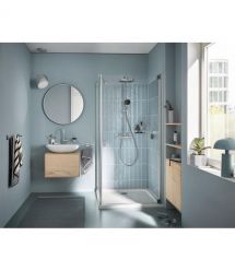 Grohe Shower set Vitalio Start System 250 with bathtub thermostatic mixer, shower head, hand shower, handle - on a slide bar, ch