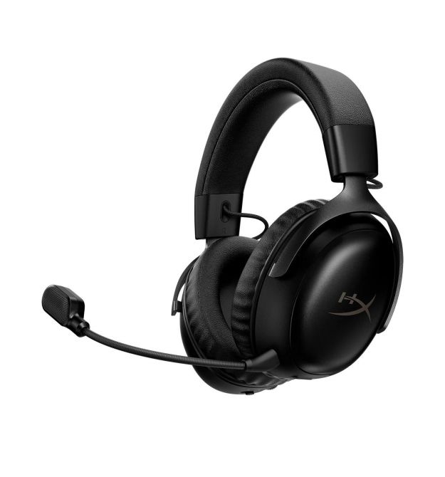 HyperX gaming headset Cloud III S, WL/USB-A/USB-C, black