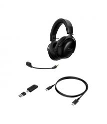 HyperX gaming headset Cloud III S, WL/USB-A/USB-C, black