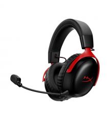 HyperX gaming headset Cloud III S, WL/USB-A/USB-C, black-red