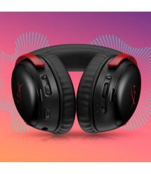HyperX gaming headset Cloud III S, WL/USB-A/USB-C, black-red