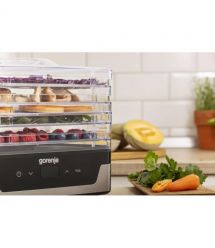 Gorenje Сушка для продуктов Gorenje 240Вт, поддонов - 5x2.8см, диаметр - 29см, макс - 75°С, электр.упр., белый