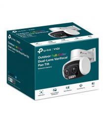 TP-Link VIGI C540-V IP Camera, PoE, 4MP, 2.8-12mm, H265+, IP66, Dome, Color Night Vision, Dual Lens, Outdoor