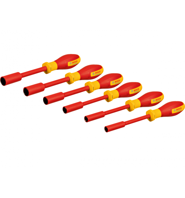 Bosch Торцевые ключи Bosch Professional, набор 6 шт, (шестигранные), VDE