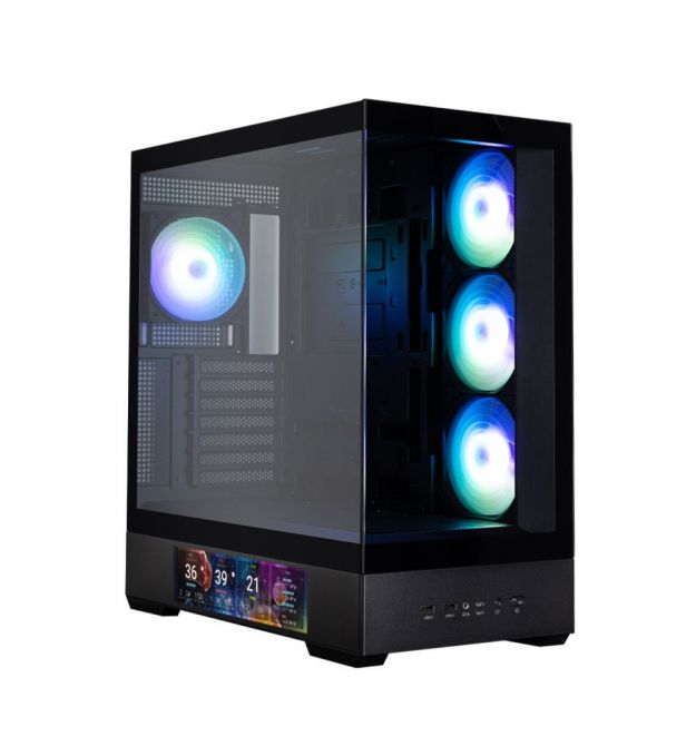 Zalman Корпус P40 DS без БП, 2xUSB3.0, 1x Type C, 3x120мм ARGB Reverse, 1x120мм ARGB, VGA 420мм, LCS ready, TG