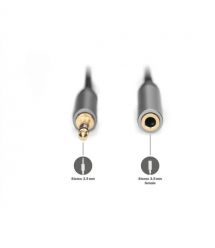 Digitus Кабель DIGITUS Audio Extension, 3.5 mm M/F, 3 m