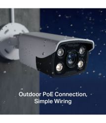 TP-Link VIGI C340-2,8 IP Camera, PoE, 4MP, 2,8mm, H265+, IP66, Bullet, color night vision, outdoor